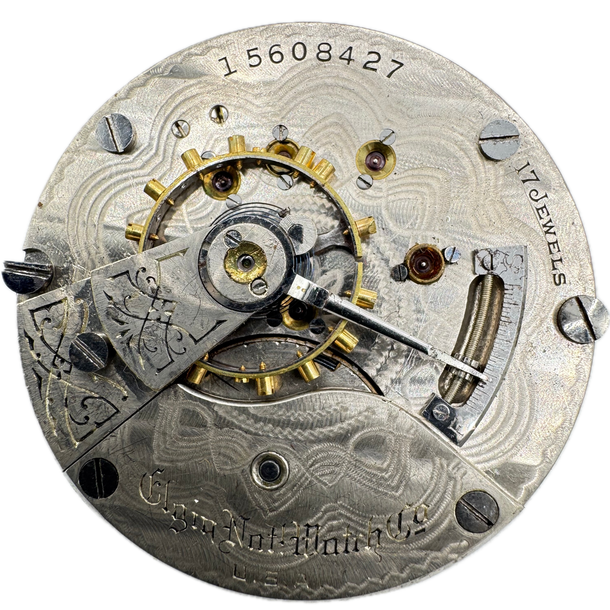 Elgin Vitreous Enamel Roman Dial 1911