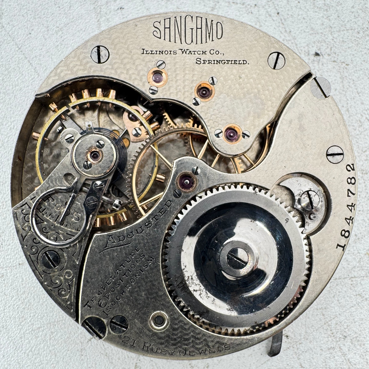 Illinois Watch Co. Double Sunk 1906