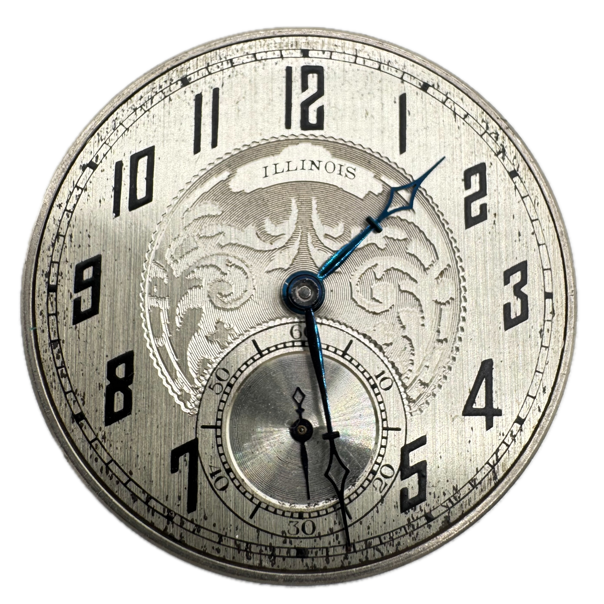 Illinois Metallic Center Speckled Dial 1927