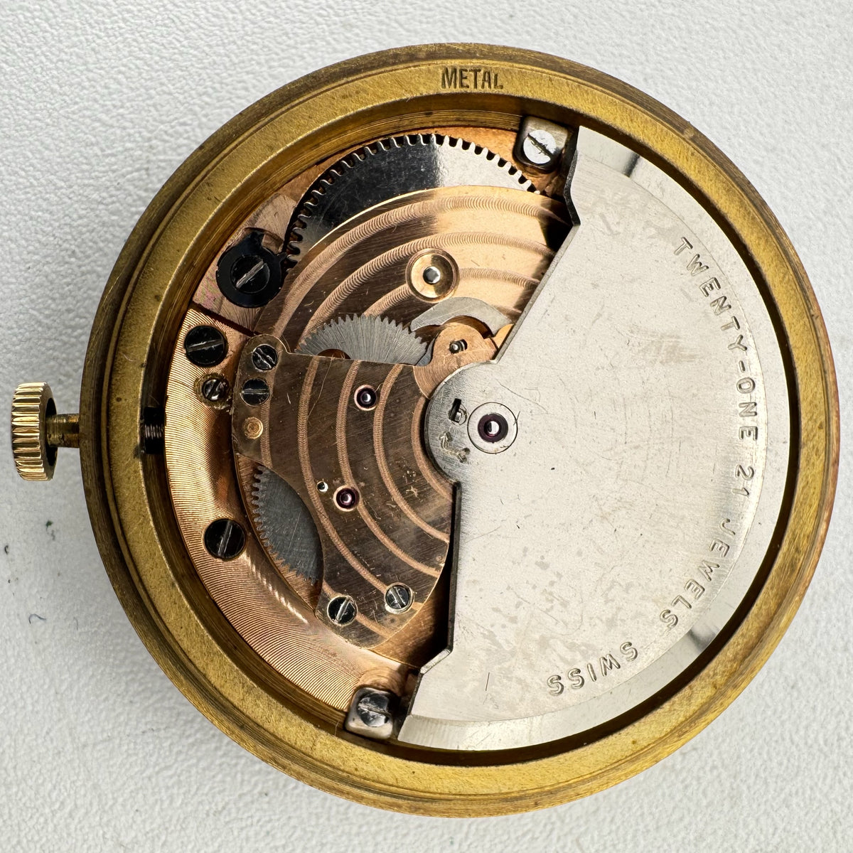 Nicolet Watch Sunburst Dial