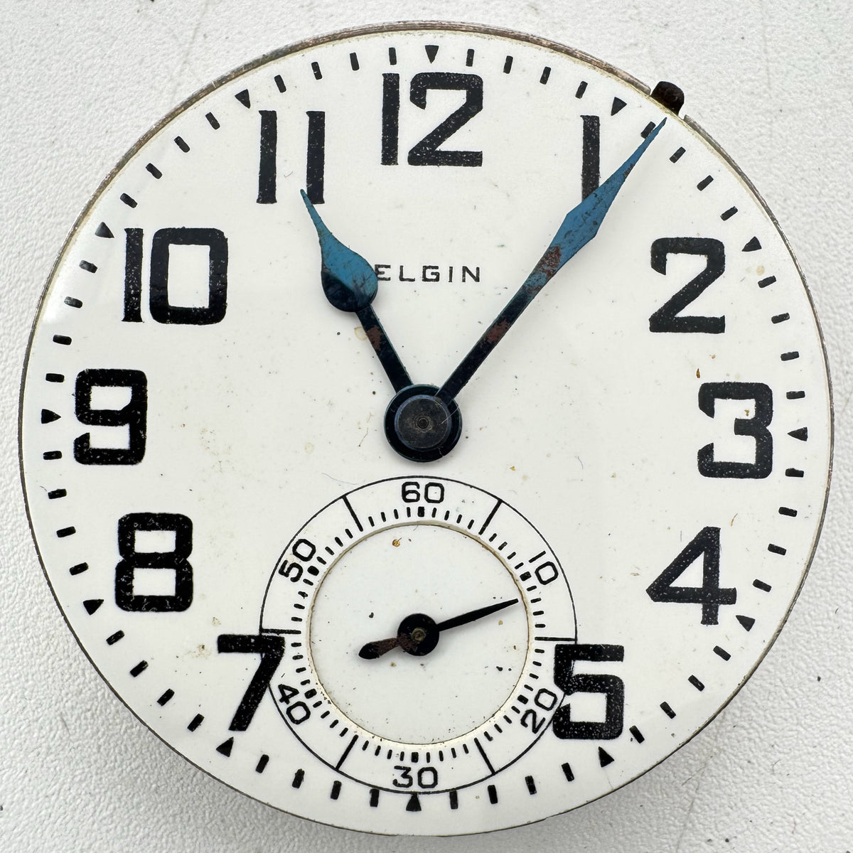 Elgin B. W. Raymond Boxcar Dial 1925