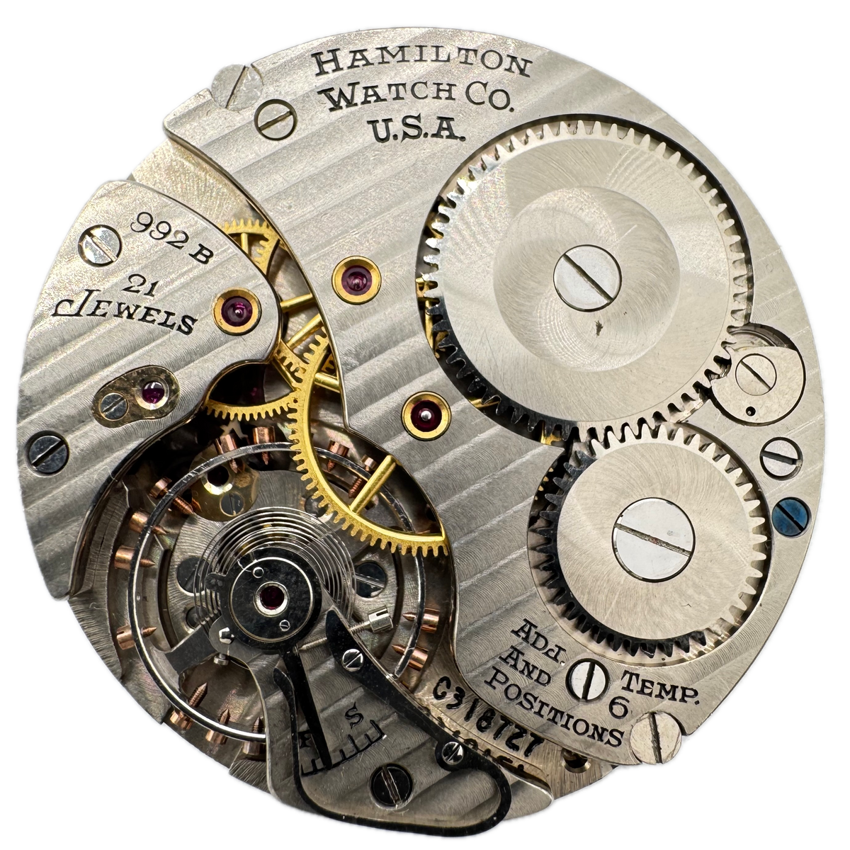 Hamilton Double Sunk Dial Pinstriped 1951