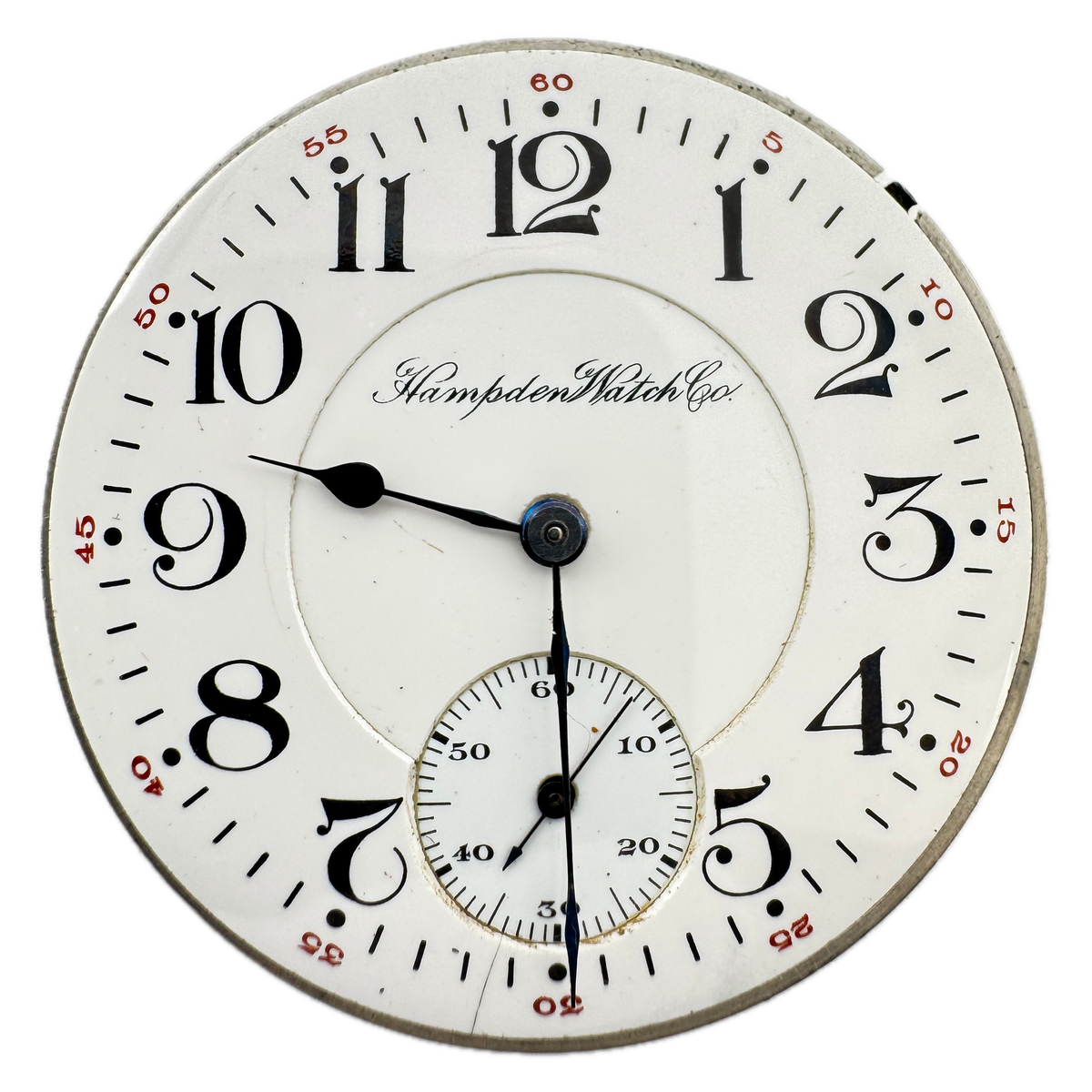 Hampden Watch Co. Double Sunk 1908
