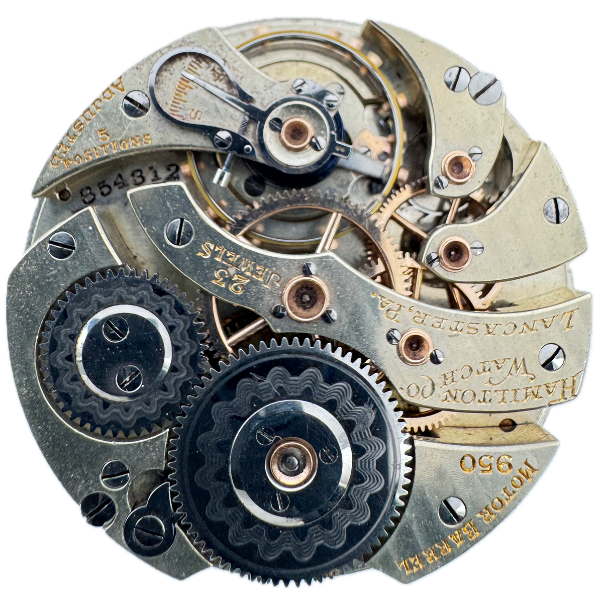 Hamilton Montgomery Double Sunk Dial 1913