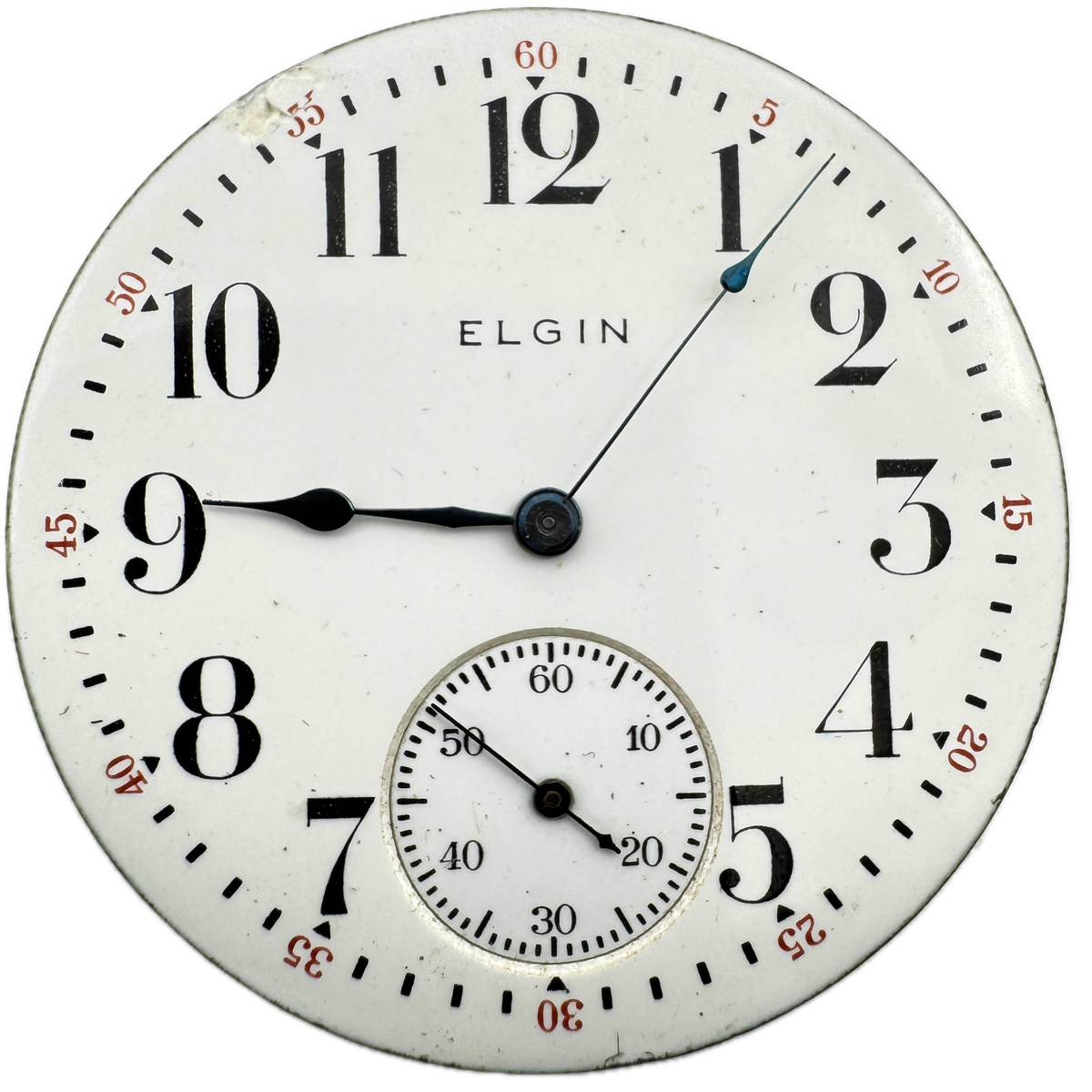 Elgin Single Sunk Arabic Dial 1917