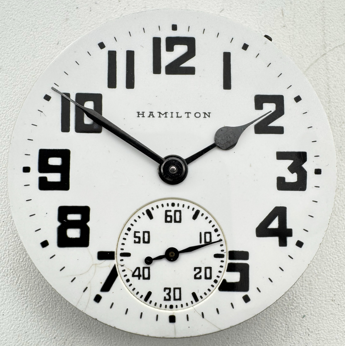 Hamilton Boxcar Dial 1946