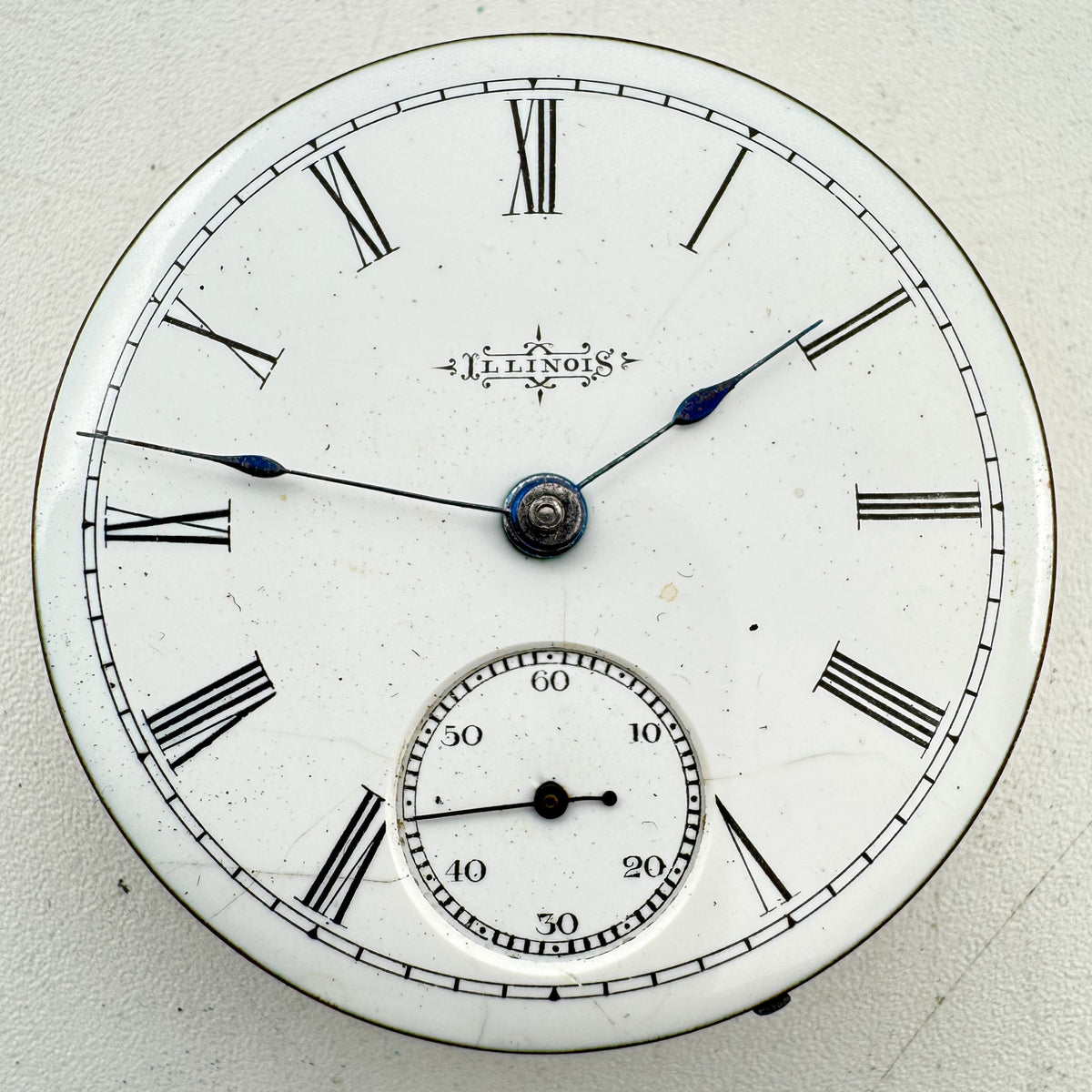 Illinois Single Sunk Roman Dial 1892