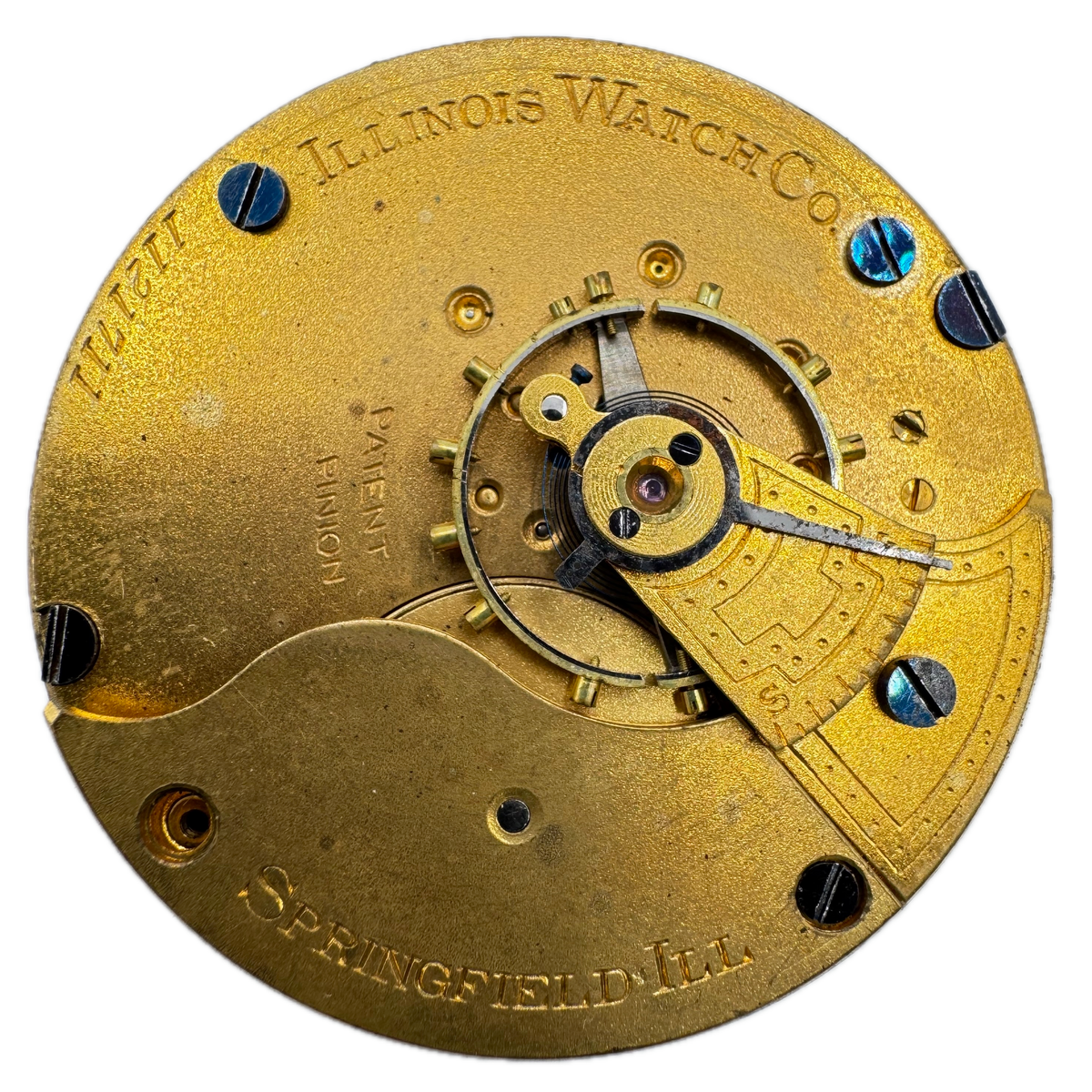 Illinois Single Sunk Roman Dial 1892