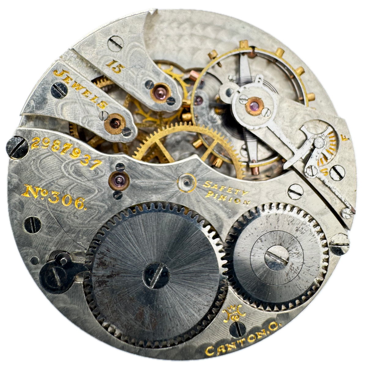 Hampden Watch Co. Double Sunk 1912