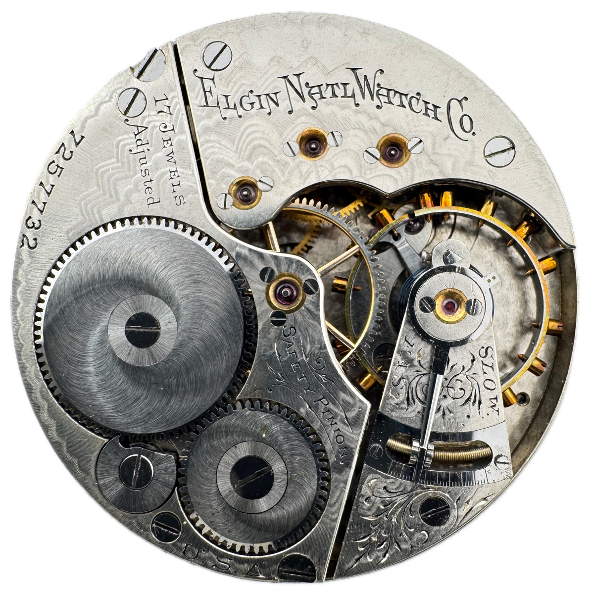 Elgin Single Sunk Dial 1898