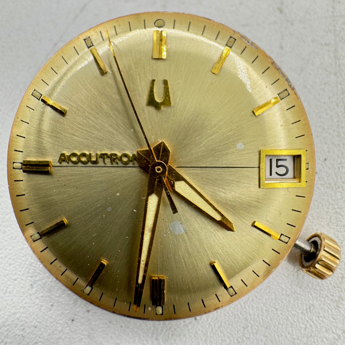 Accutron Sunburst Date Dial