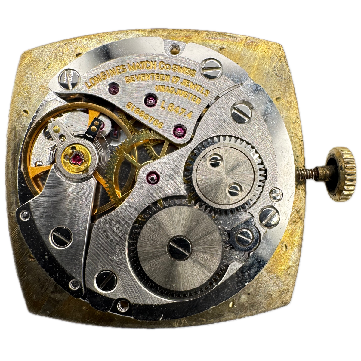 Longines Square Metallic Linen Dial 1974