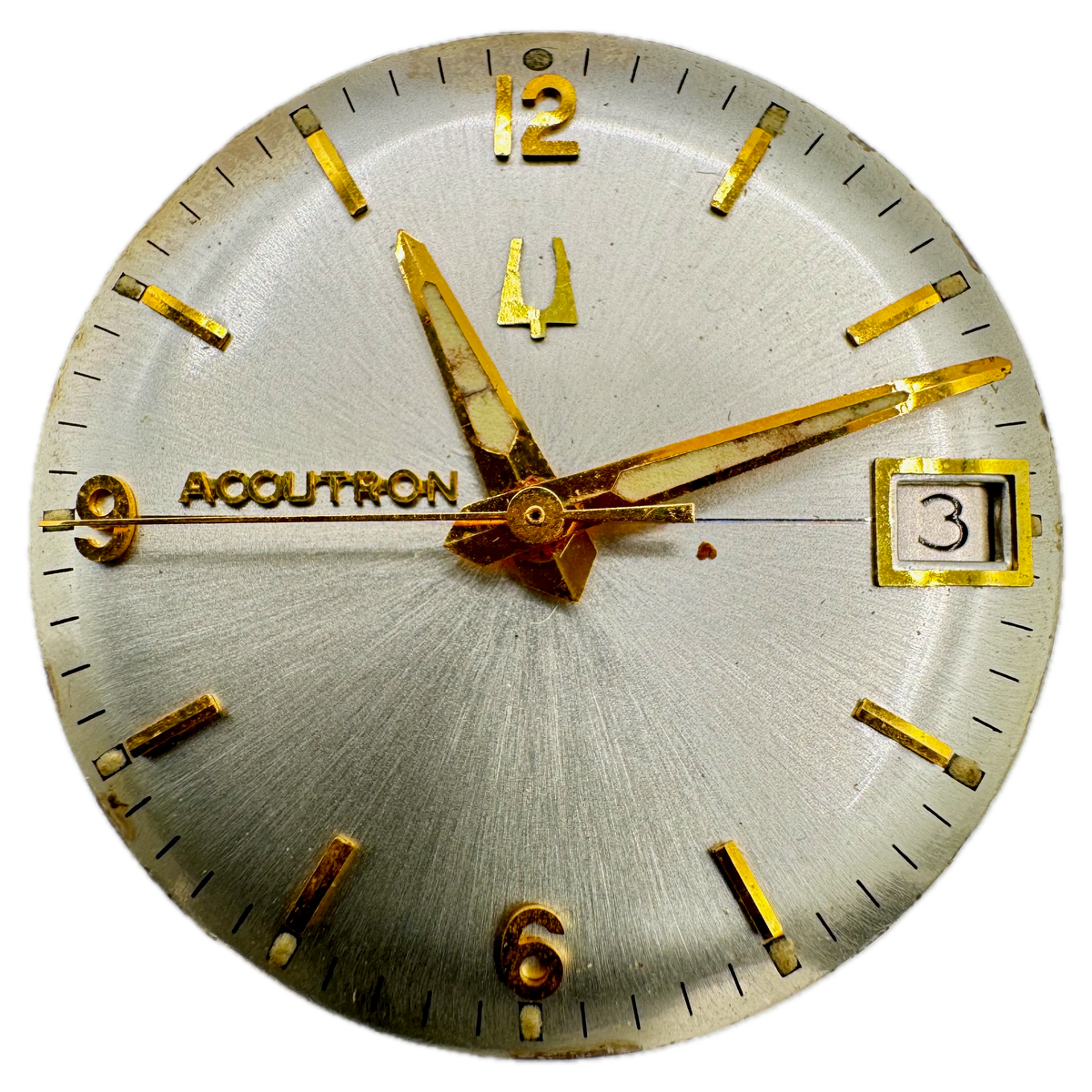 Accutron Date Sunburst Dial
