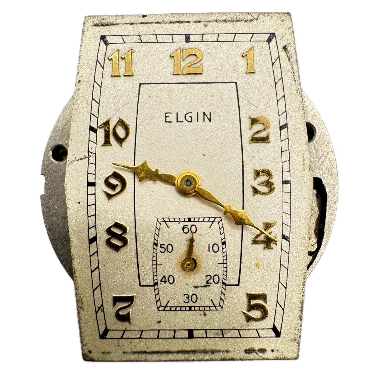 Elgin Rectangle Art Deco Dial 1936