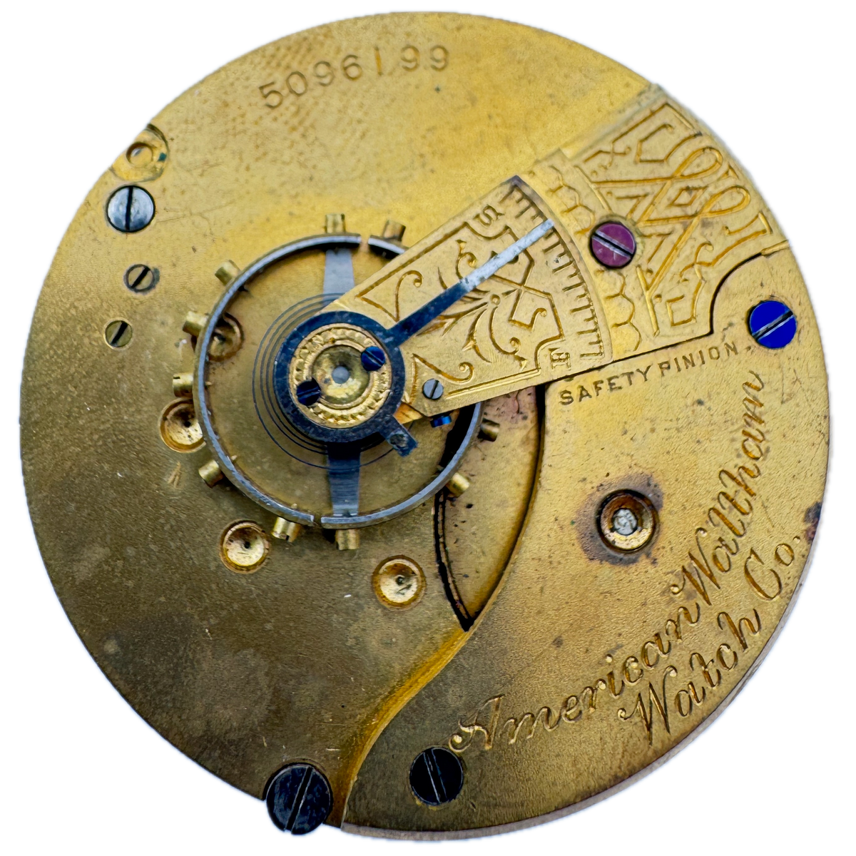 American Waltham Watch Co 24 HR Roman Dial 1883