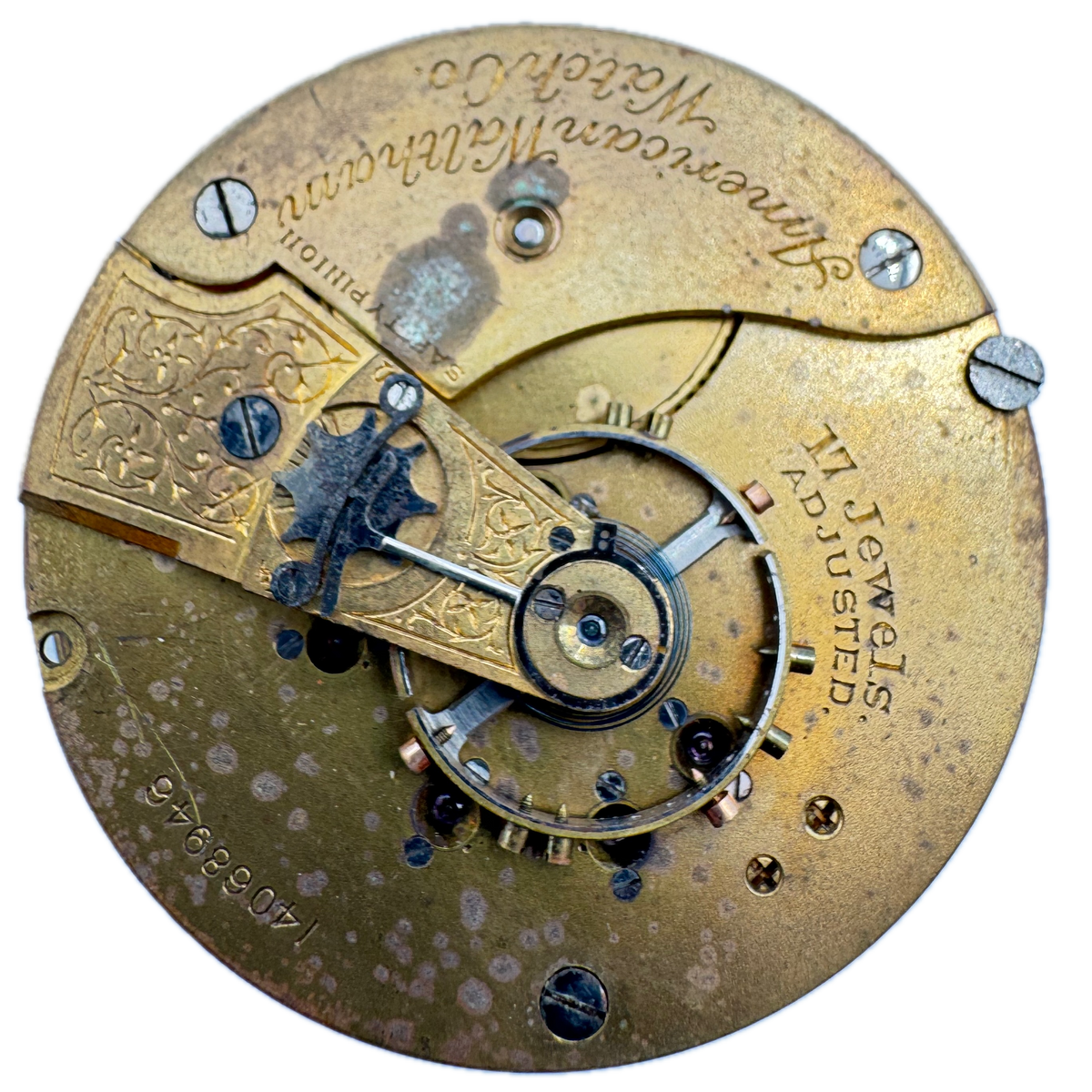 Waltham Roman Dial 1883