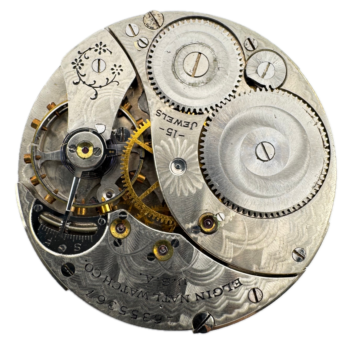 Elgin Metallic Dial 1912