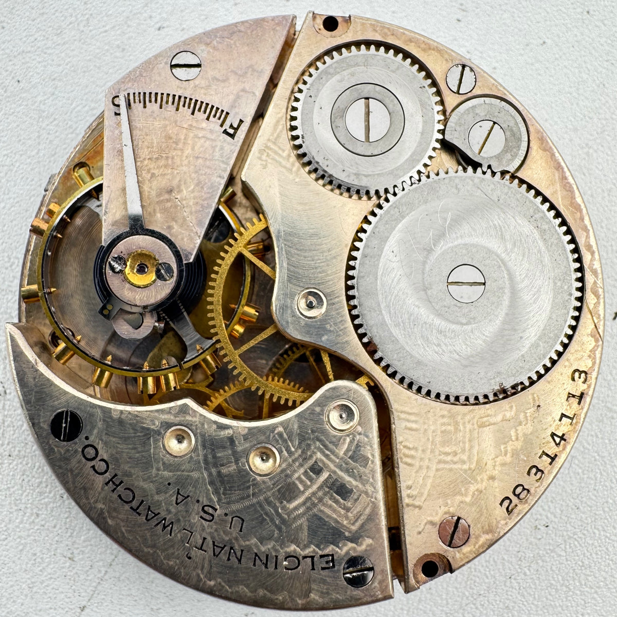 Elgin Metallic Dial 1925