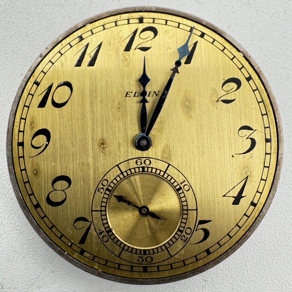 Elgin Gold Tone Metallic Dial 1926