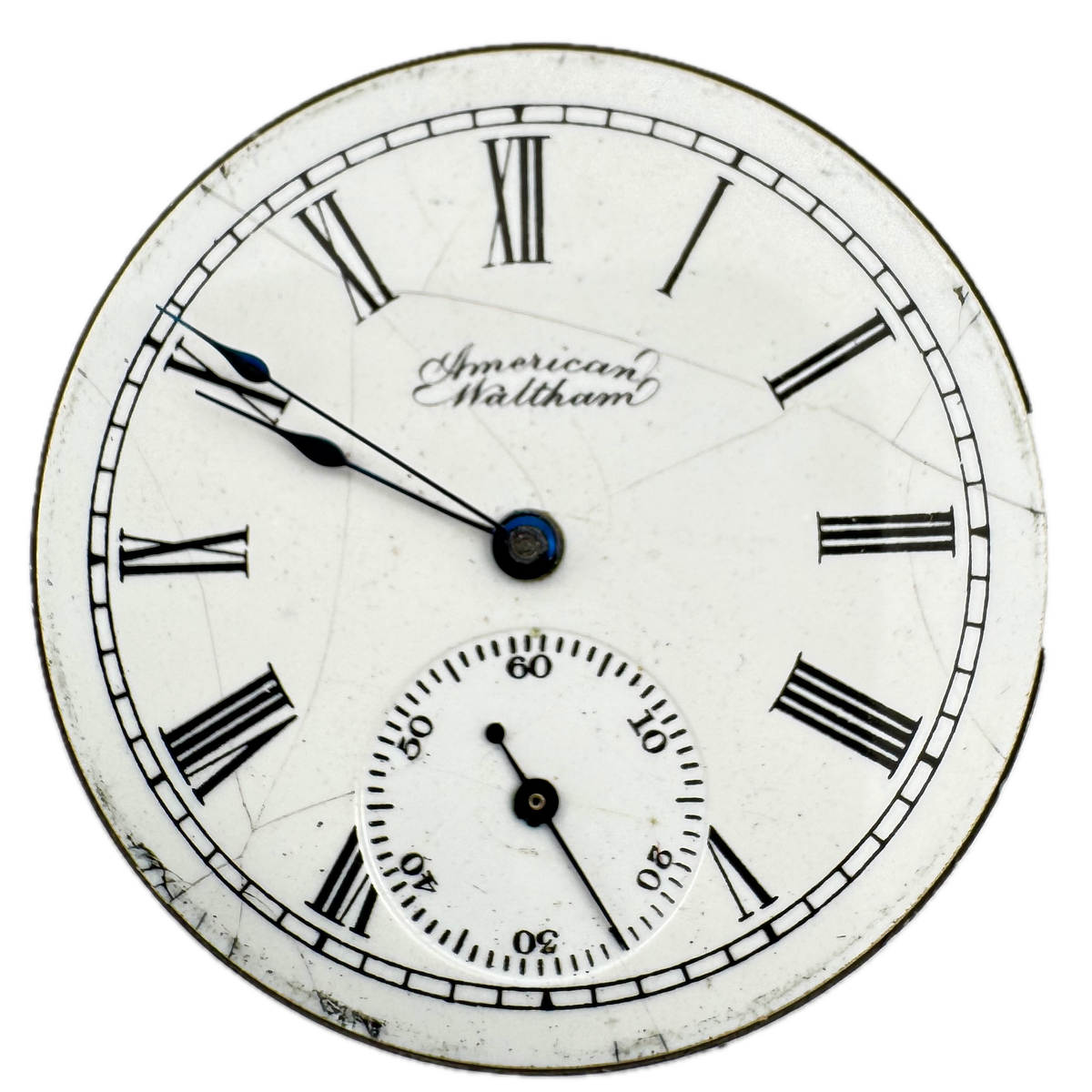 American Waltham Single Sunk Roman Dial 1896