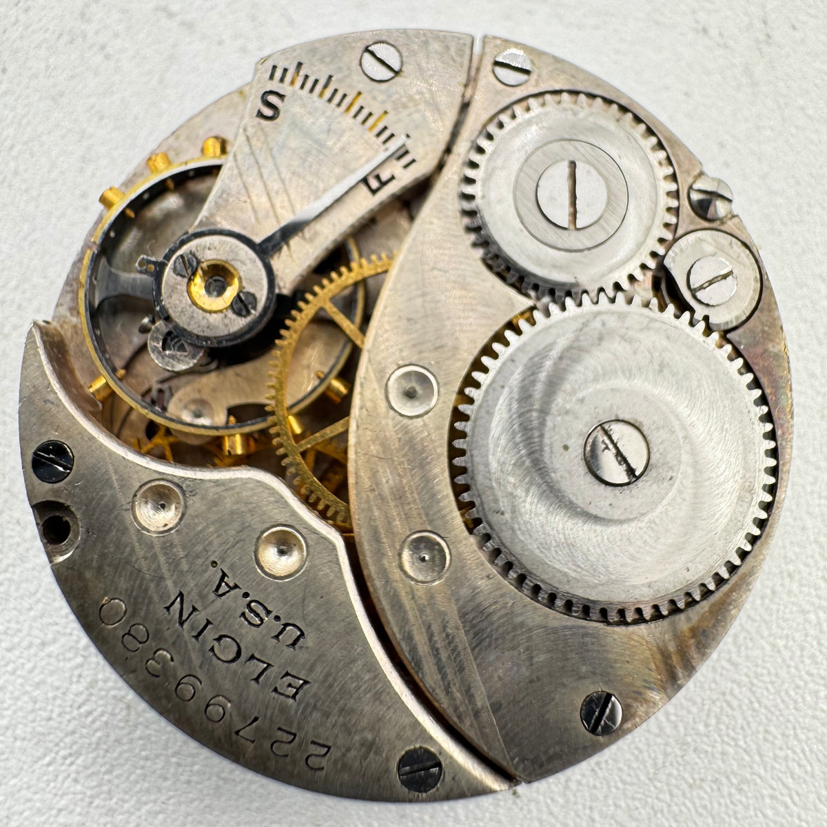 Elgin Single Sunk Arabic Dial 1920