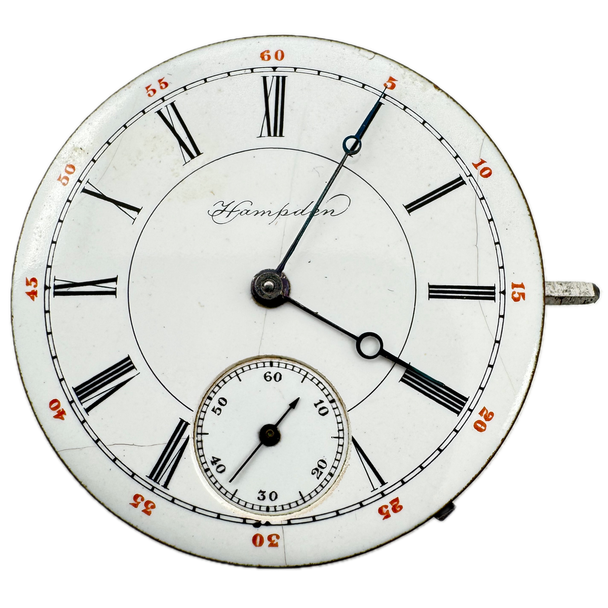 Hampden Roman Single Sunk Dial 1889