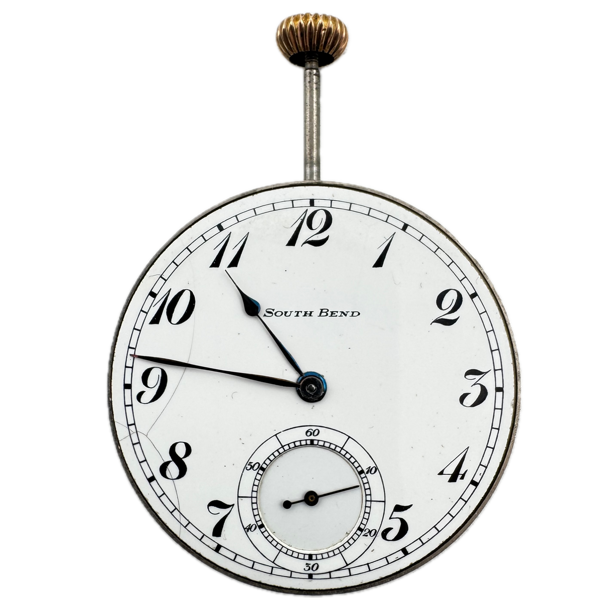 South Bend Single Sunk Arabic Dial 1913