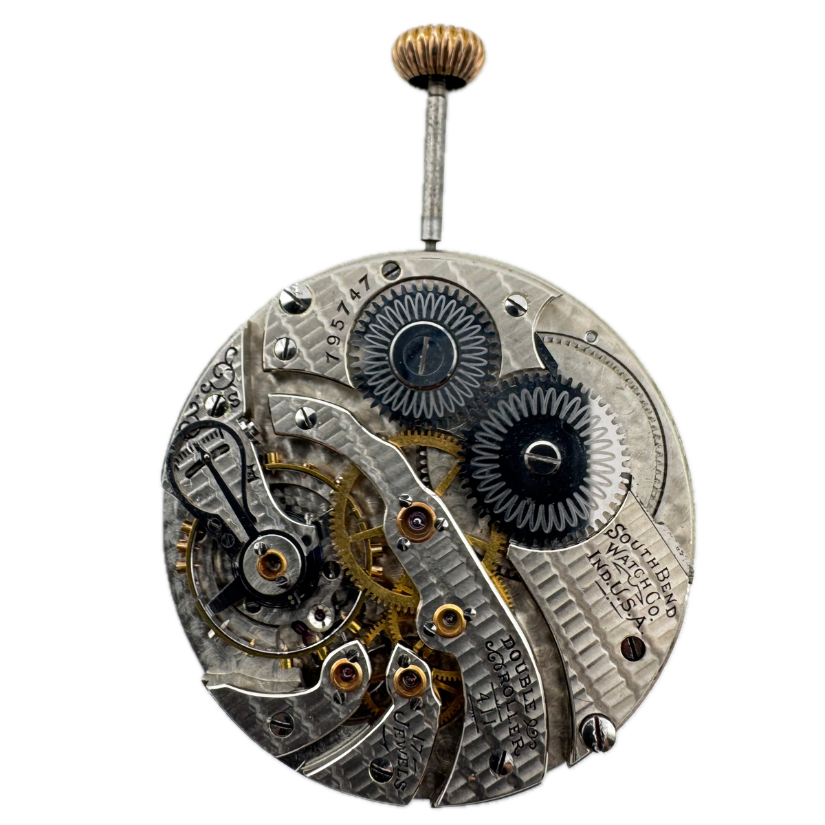 South Bend Single Sunk Arabic Dial 1913