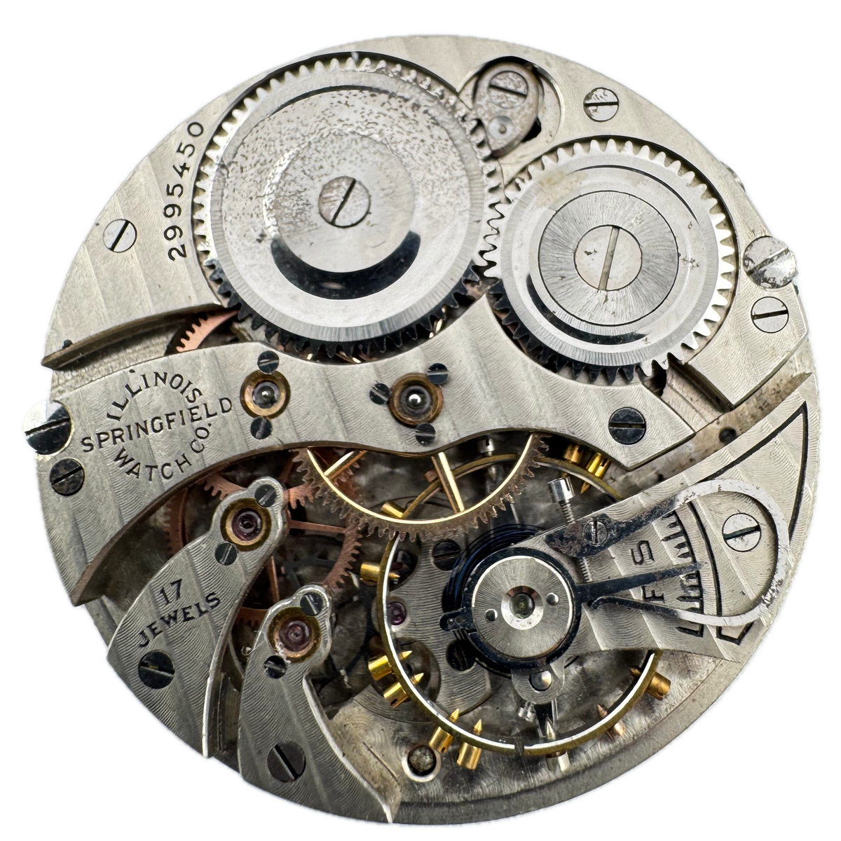 Illinois Metallic Double Sunk Dial 1916