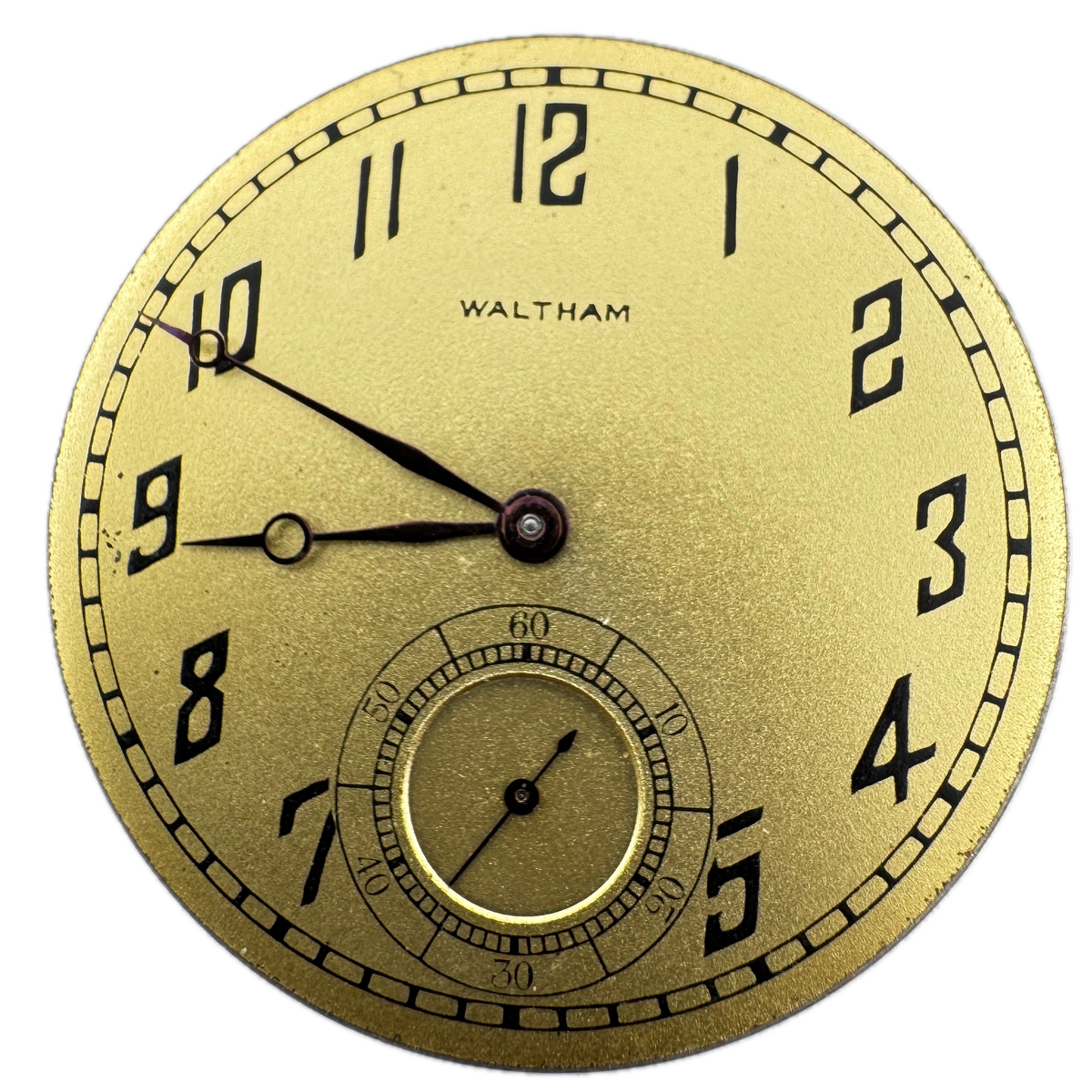 Waltham Gold Tone Metallic 1924
