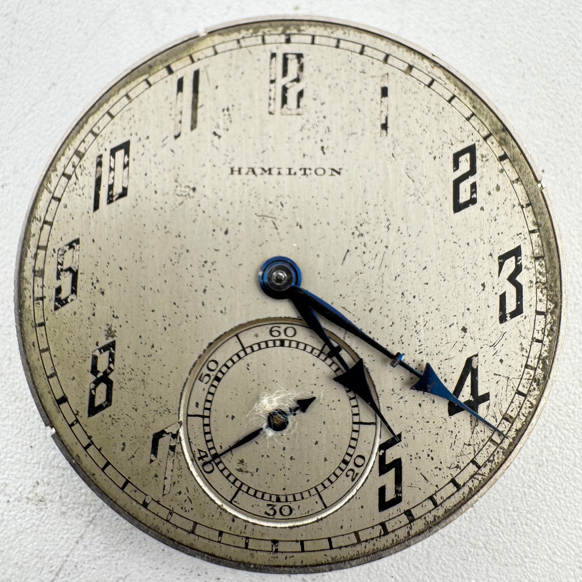 Hamilton Metallic Single Sunk Dial 1930