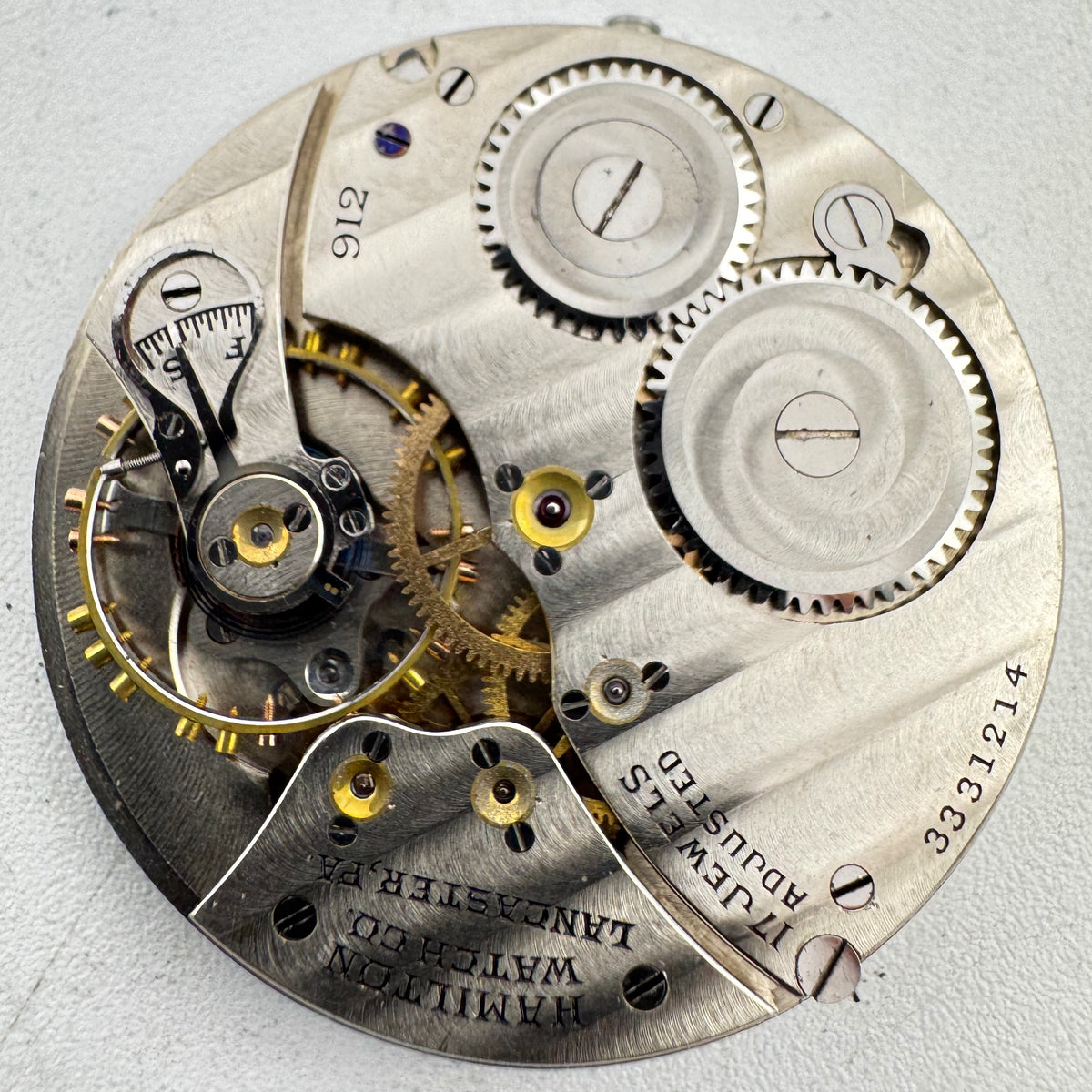 Hamilton Metallic Single Sunk Dial 1930