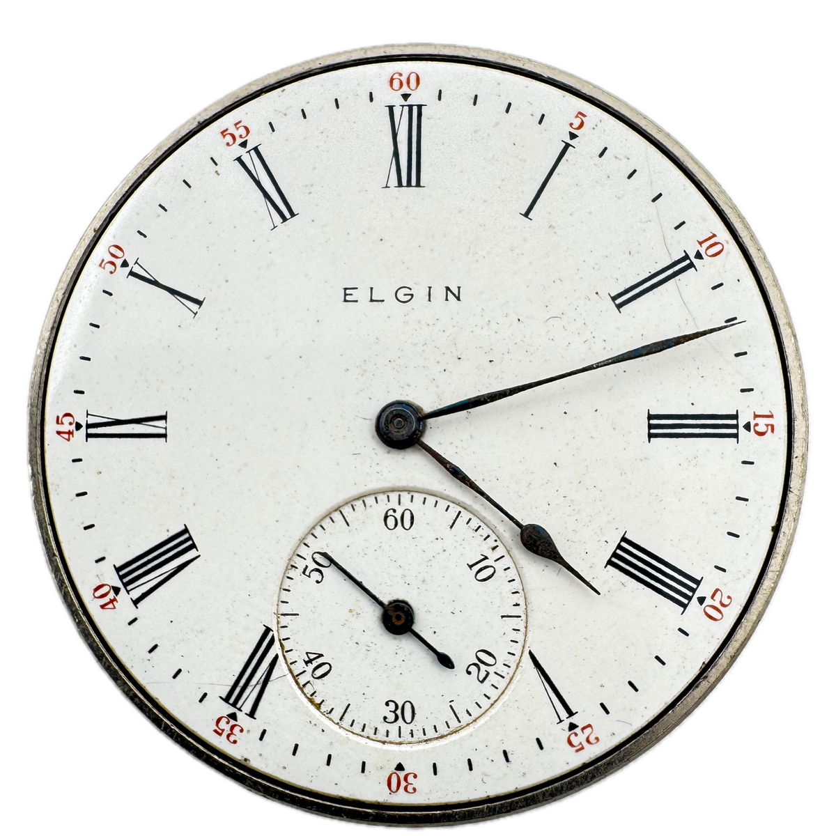Elgin Single Sunk Dial 1906