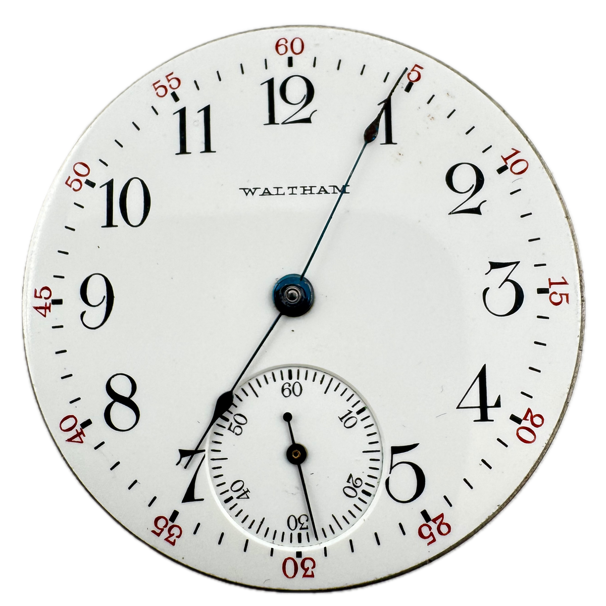 Waltham Single Sunk Dial 1899