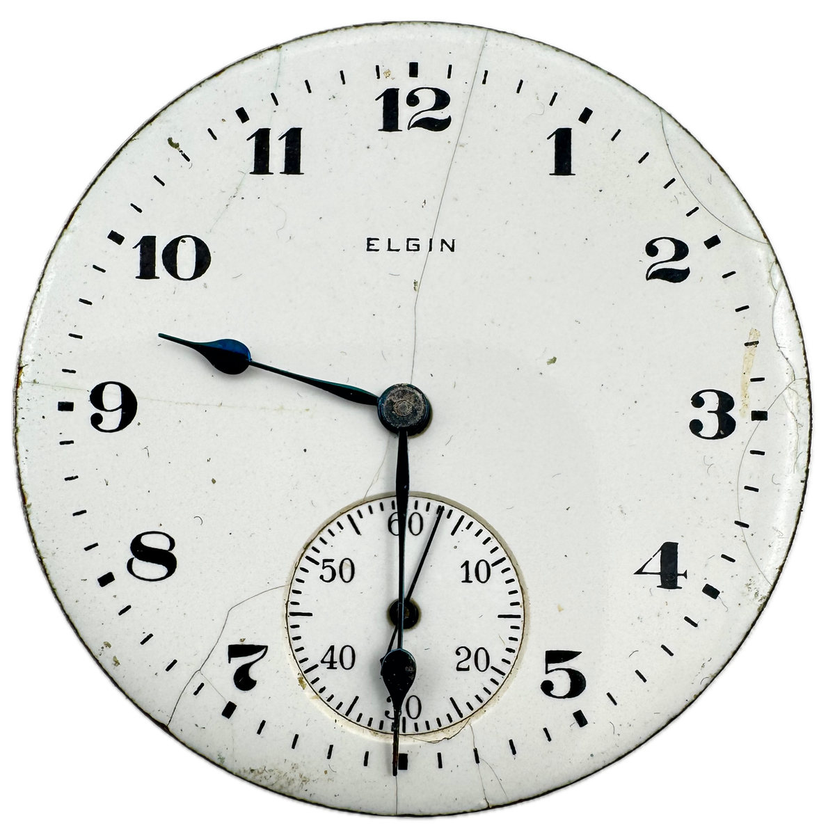 Elgin Single Sunk Dial 1921