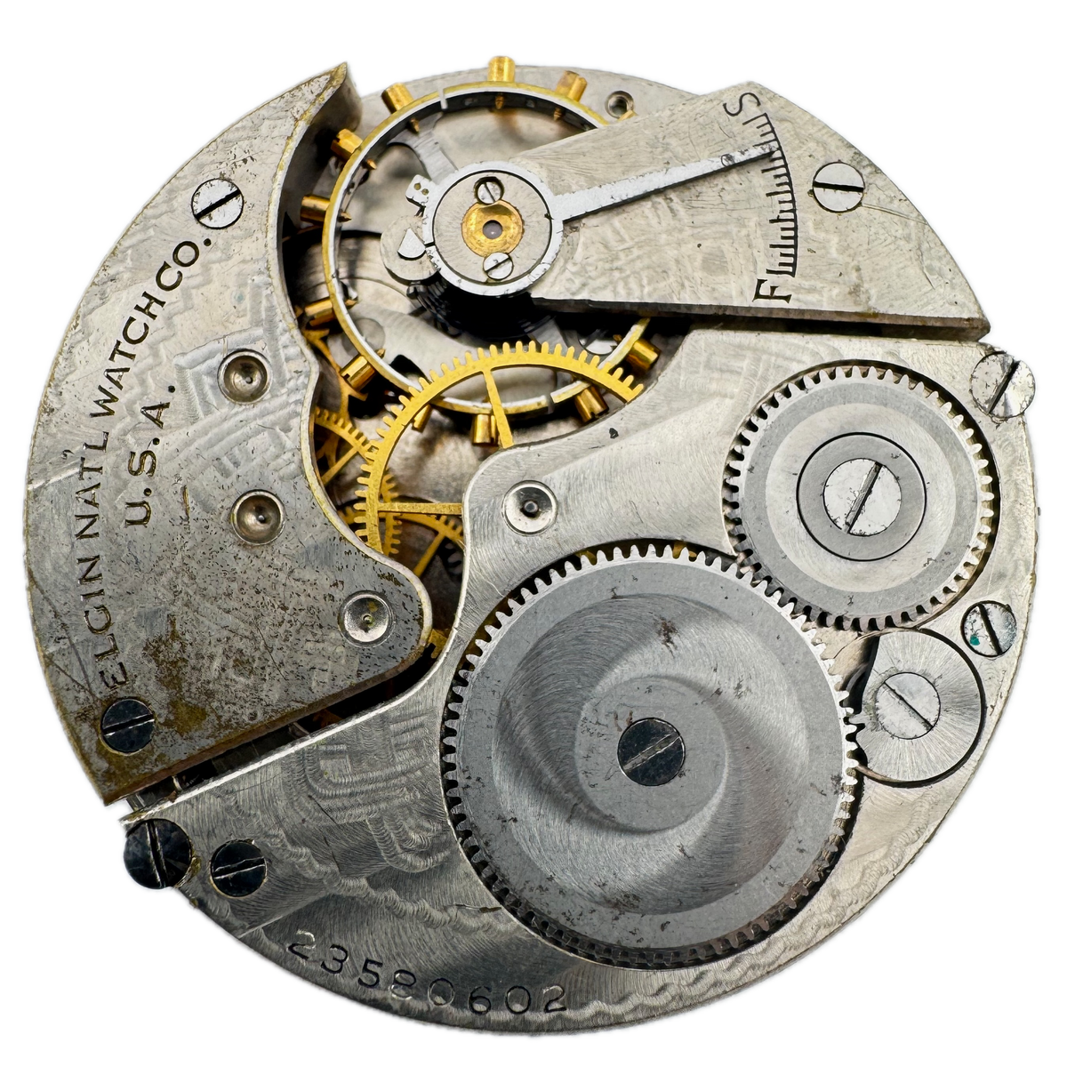 Elgin Single Sunk Dial 1921