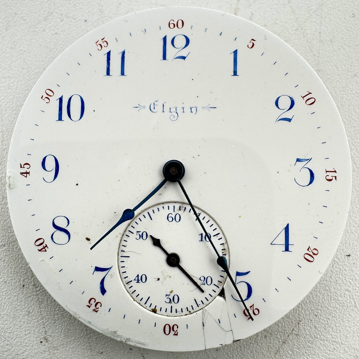 Elgin Blue Numerals Dial 1913