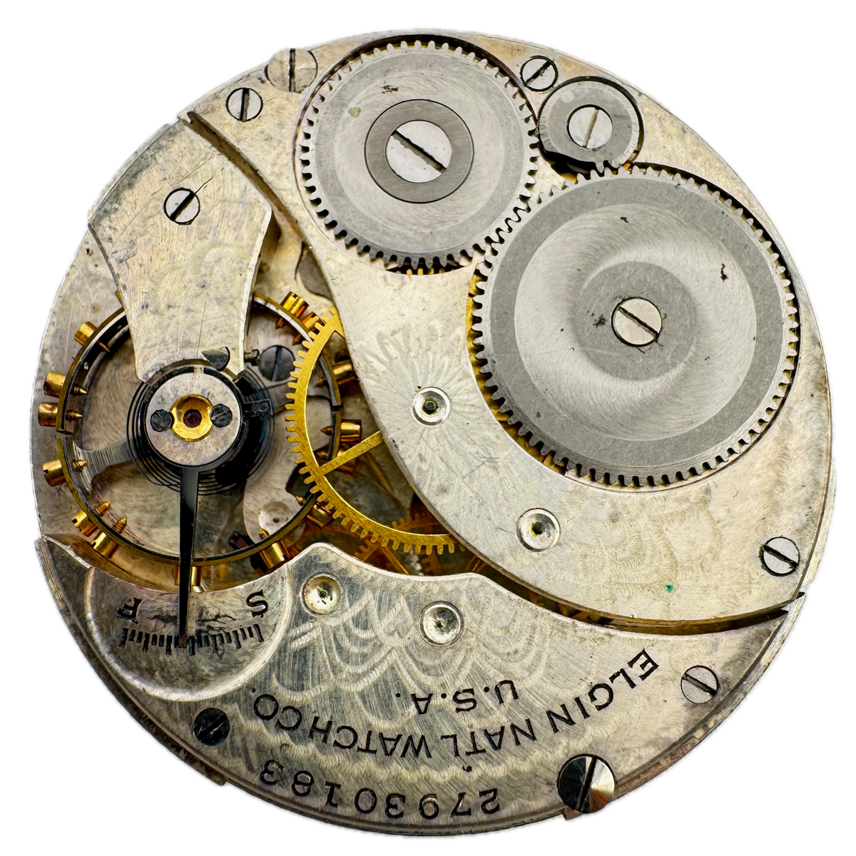 Elgin Metallic Art Deco Dial 1925