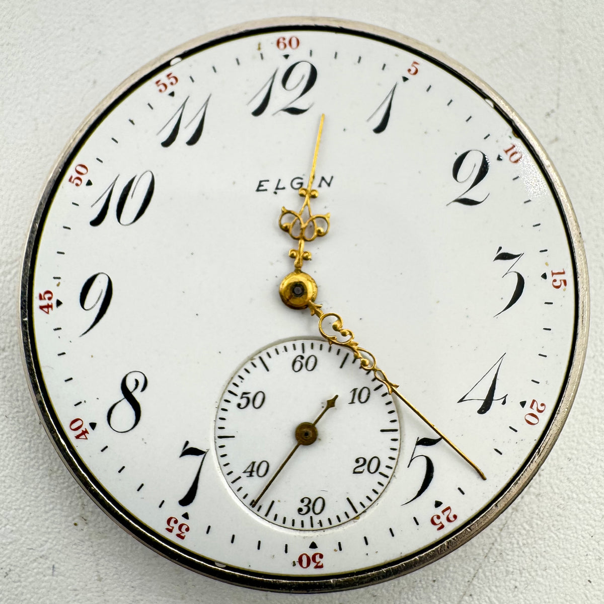 Elgin Arabic Single Sunk Dial 1913