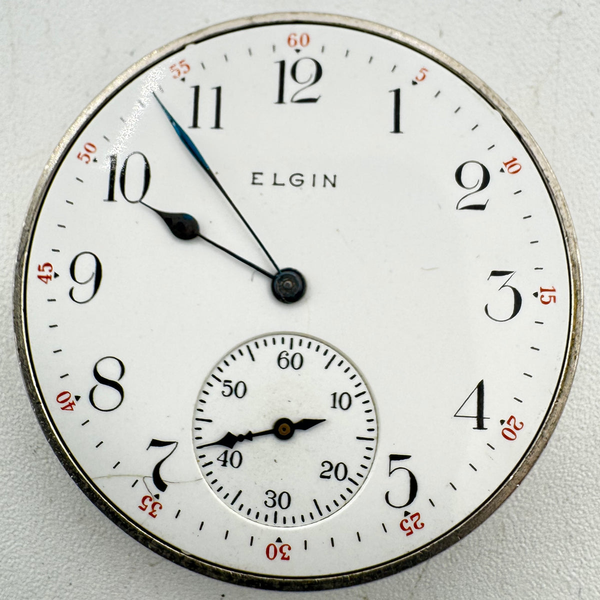 Elgin Single Sunk Arabic Dial 1910