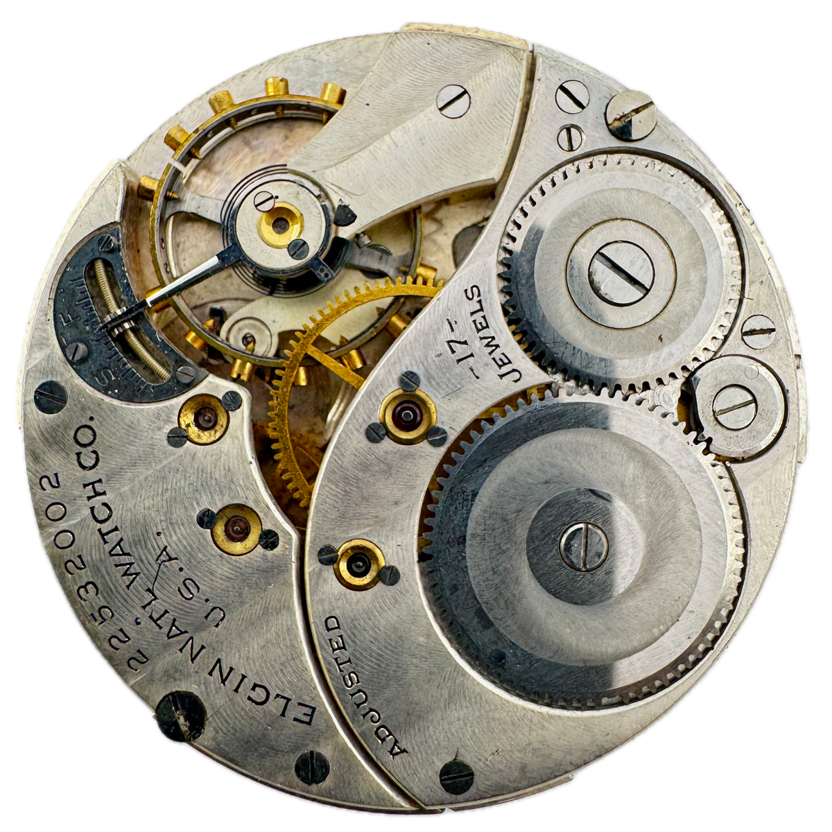Elgin Silver Matte Dial 1920