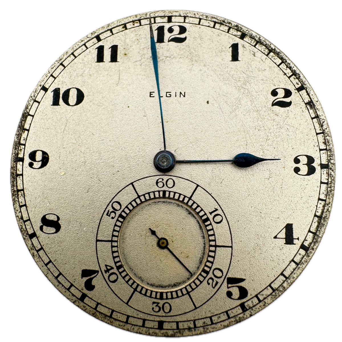 Elgin Silver Matte Dial 1920