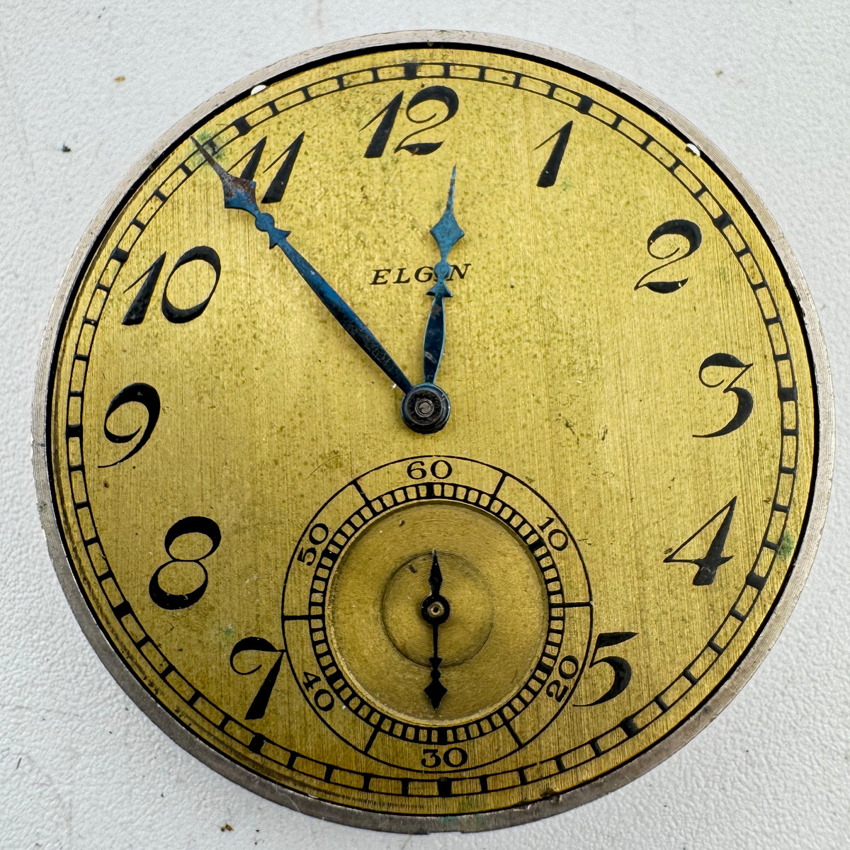 Elgin Gold Tone Metallic Dial 1925