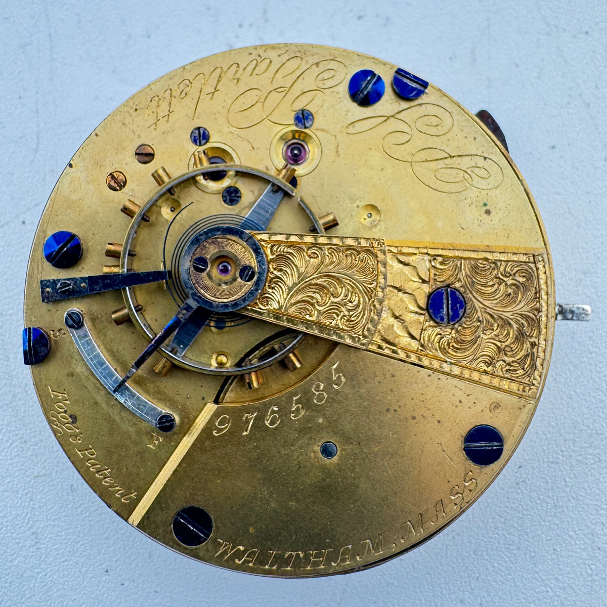 American Watch Co Roman Dial 1877