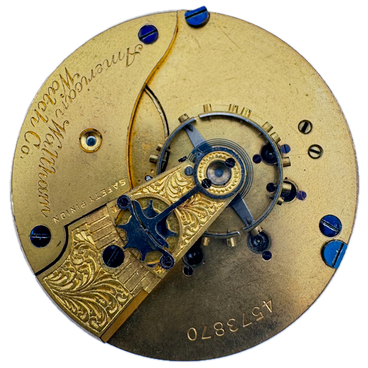 American Waltham W Co Roman Dial 1890