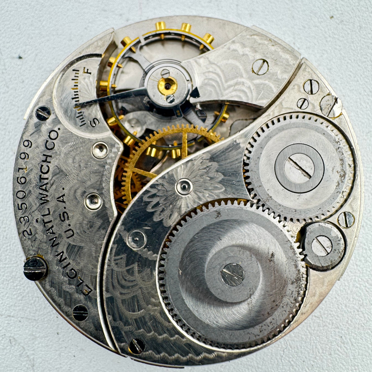 Elgin Single Sunk Arabic Dial 1921