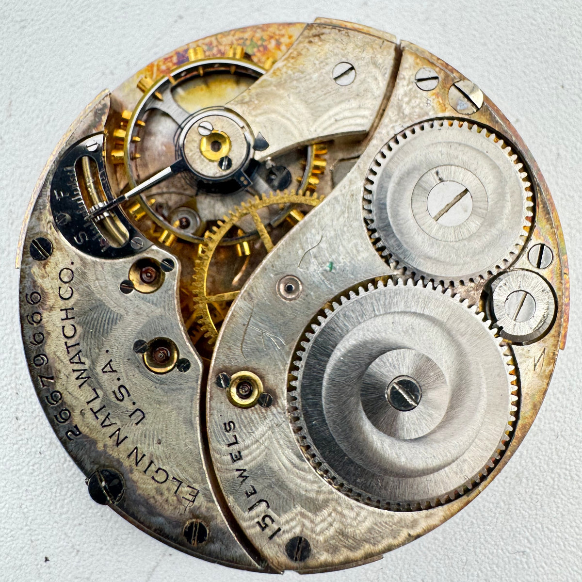 Elgin Art Deco Matte Dial 1924
