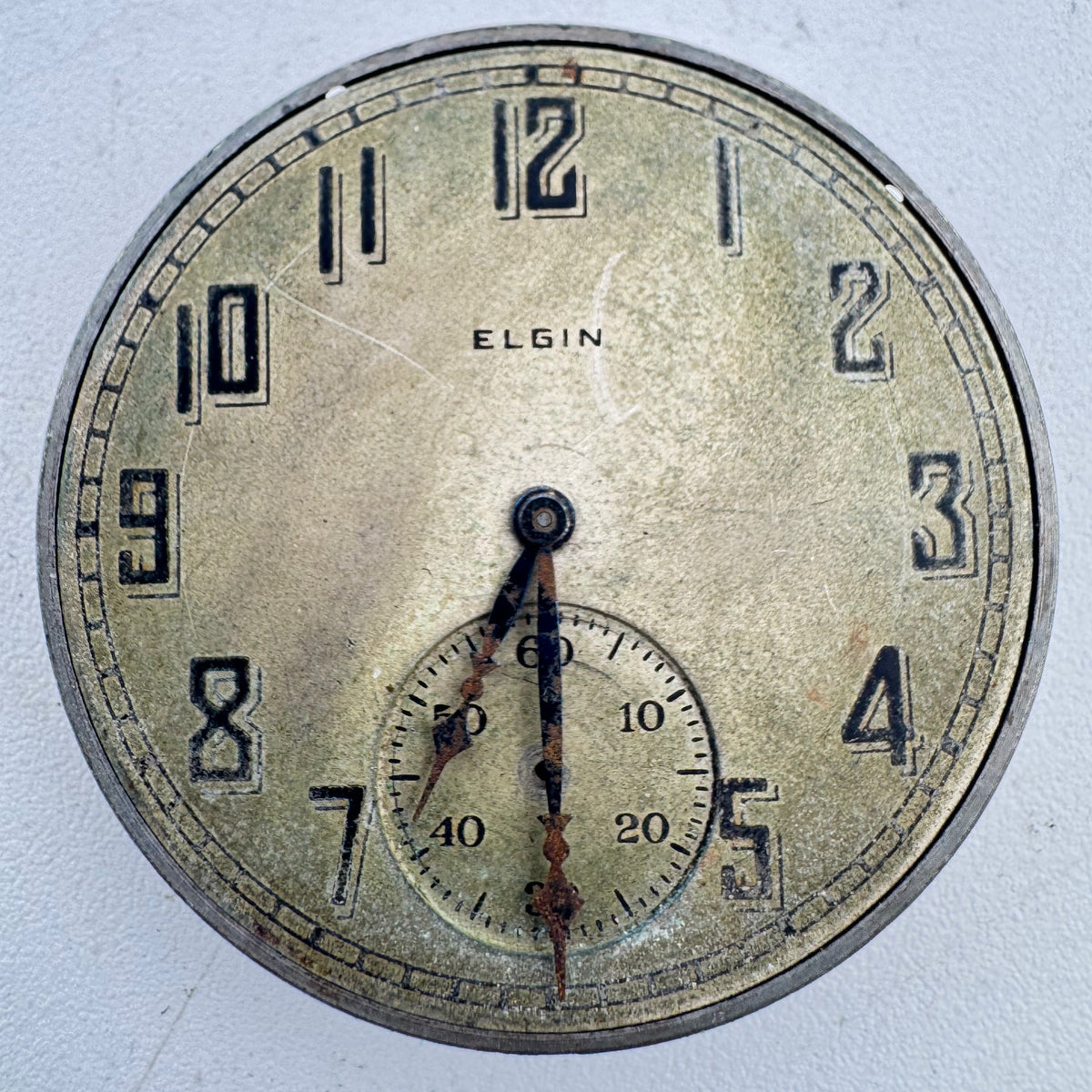 Elgin Satin Art Deco Dial 1923