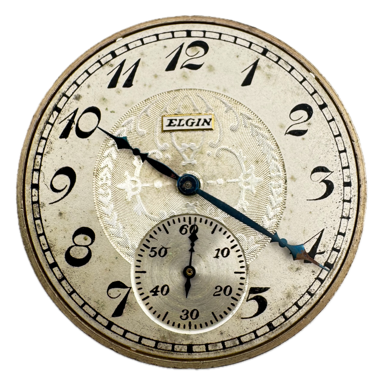 Elgin Center Speckled Deco Dial 1923