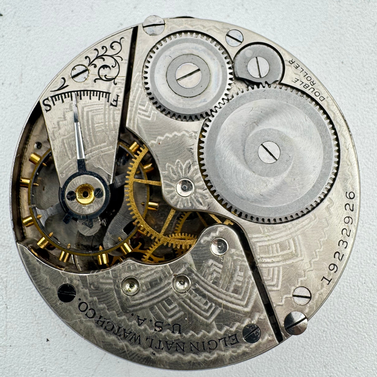Elgin Heavy Roman Dial 1917